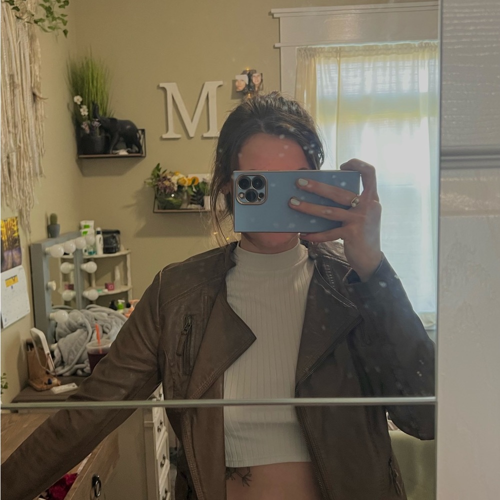 Maurice’s Brown Faux Leather Jacket